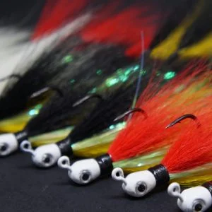 Isca Jig Zoião Amazônico Bucktail c/ Tail bucktail c/ tail
