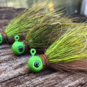 Jig Mini Bolinha eye Bucktail