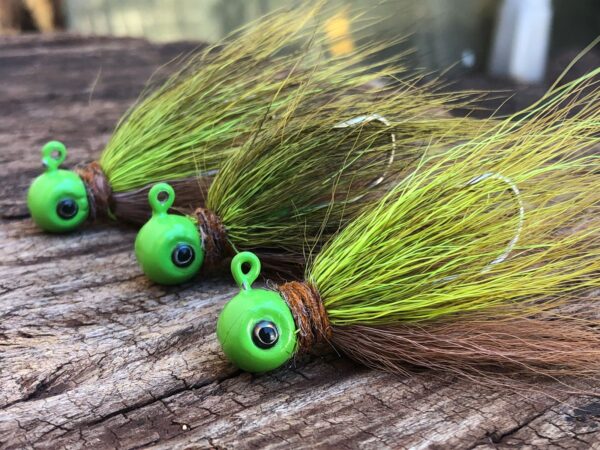 Jig Mini Bolinha eye Bucktail